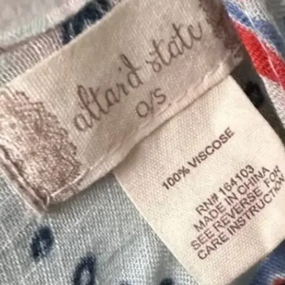 Altar'd State Multi Color Bohemian Midi Kimono OS - Picture 11 of 12